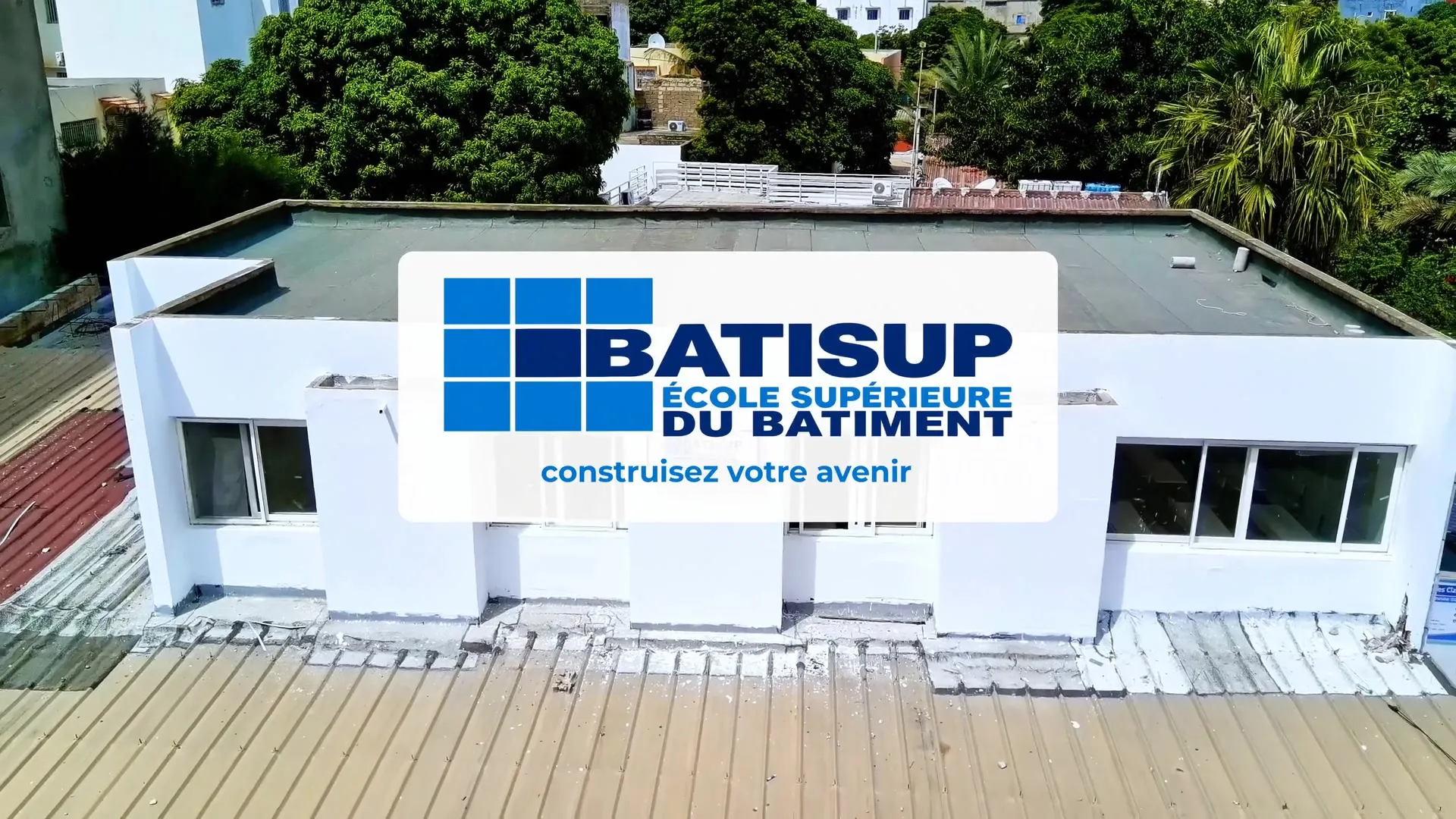 Vue aérienne de l'école BatiSup